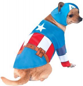 Disfraz Capitan America perro