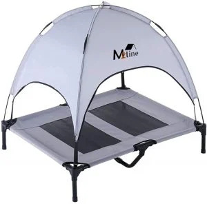 Cama tumbona exterior perro